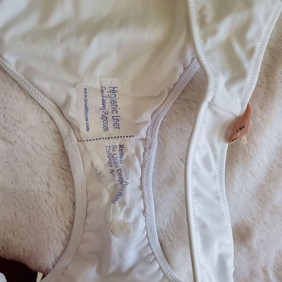 Victoria's Secret Womens Swim Suit Bottom White M Bikini Bottom  New - Picture 4 of 7